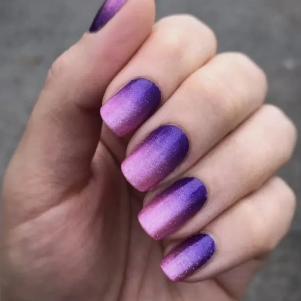 *Retired* Color Street: Til the Glitter End | Pink Purple Gradient Glitter Party